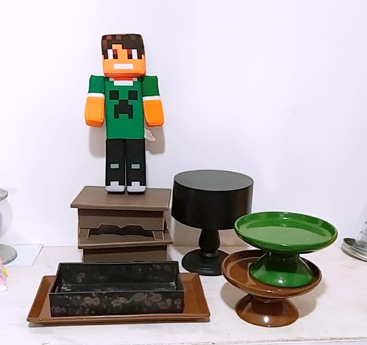 Boneco Minecraft - Studio Arte em Festa