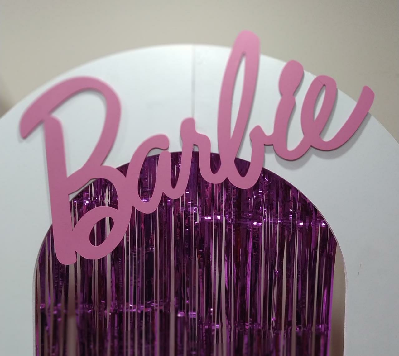 Topo de Bolo Festa Barbie - Léa Foto e Arte Barbie